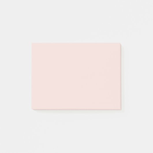 Post-it® Minuscule rose vif uni élégant chic (Devant)