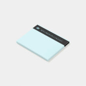 Post-it® Miss America Aqua Crown & Name Post-it-Notes (Incliné)