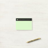 Post-it® Miss America Green Crown & Name Post-it-Notes (Sur un bureau)