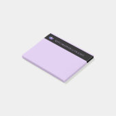 Post-it® Miss America Purple Crown & Name Post-it-Notes (Incliné)