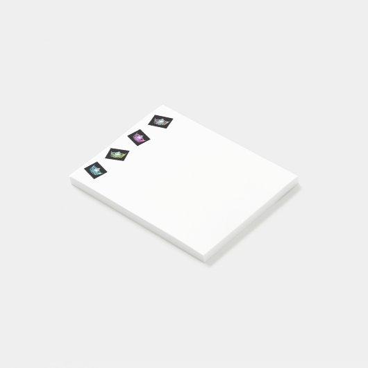 Post-it® Miss America Whimsical Crowns Post-it-Notes (Incliné)