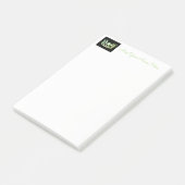 Post-it® Miss USA Lime Green Crown Post-it-Notes (Incliné)