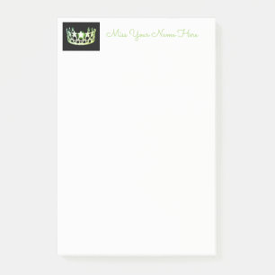 Post-it® Miss USA Lime Green Crown Post-it-Notes