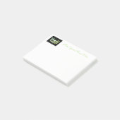 Post-it® Miss USA Lime Green Crown Post-it-Notes (Incliné)