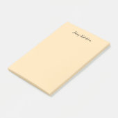 Post-it® Moccasin Peachy Jaune Plaine Élégant Professionnel (Incliné)
