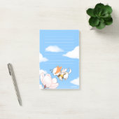 Post-it® Mochi Bee et fleurs floraison printanière florale (Bureau)