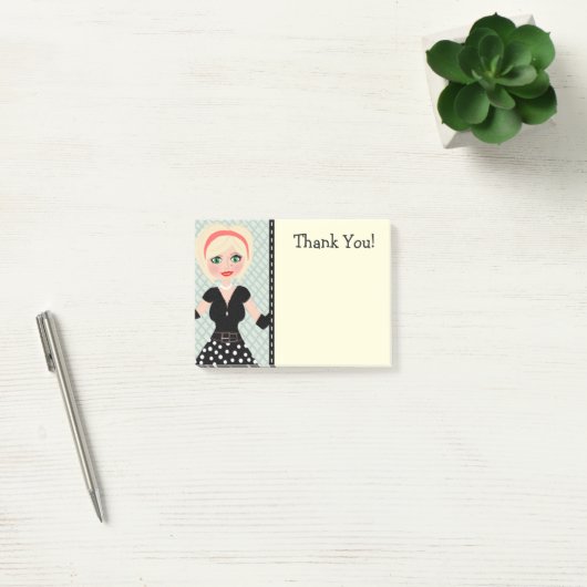 Post-it® Mode/couture/Merci (blond) snob (Bureau)