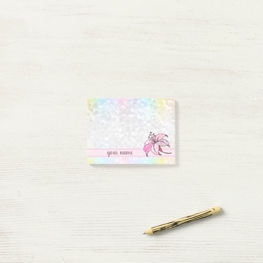 Post-it® Modèle (Sur un bureau)
