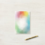 Post-it® Modèle Abstrait couleur moderne personnalisé (Sur un bureau)