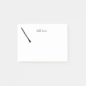 Post-it® Modèle Clarinet, personnalisable (Devant)