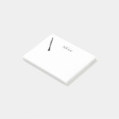 Post-it® Modèle Clarinet, personnalisable (Incliné)