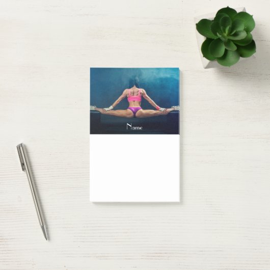 Post-it® Modèle de condition physique féminine Split Thunde (Bureau)