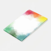 Post-it® Modèle de couleurs arc-en-ciel Abstrait vierge per (Incliné)