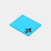 Post-it® Modèle de monogramme Fleur de Lis (Incliné)