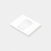 Post-it® Modèle de poubelle 3D à structure métallique (Incliné)