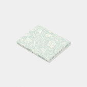 Post-it® Modèle de raisin de William Morris sarcelle turquo (Incliné)