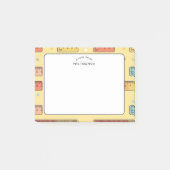 Post-it® Modèle de règle jaune pour l'appréciation des ense (Devant)