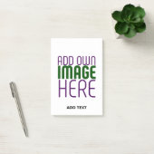 POST-IT® MODÈLE DE TEXTE D'IMAGE BLANCHE SIMPLE MODERNE (Bureau)