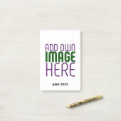 POST-IT® MODÈLE DE TEXTE D'IMAGE BLANCHE SIMPLE MODERNE (Sur un bureau)