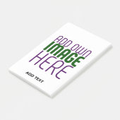 POST-IT® MODÈLE DE TEXTE D'IMAGE BLANCHE SIMPLE MODERNE (Incliné)