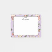 Post-it® Modèle d'école violette pour l'appréciation des en (Devant)