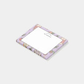 Post-it® Modèle d'école violette pour l'appréciation des en (Incliné)