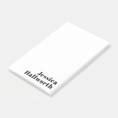 Post-it® Modèle d'entreprise ou de nom minimaliste moderne (Incliné)