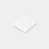 Post-it® Modèle du jeu d'échecs gris clair (Incliné)