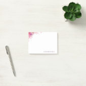 Post-it® Modèle élégant de fleurs de roses d'aquarelle (Bureau)