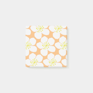 Post-it® Modèle floral blanc
