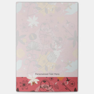 Post-it® Modèle floral rétro 2