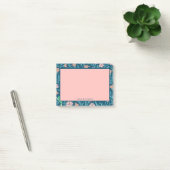 Post-it® Modèle floral rose élégant (Bureau)