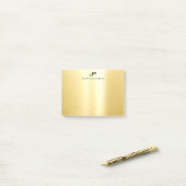 Post-it® Modèle Gold tendance Élégant Conception moderne si (Sur un bureau)