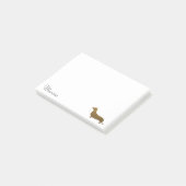 Post-it® Modèle nommé fait sur commande de l'icône | de (Incliné)