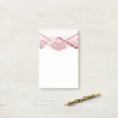 Post-it® MODÈLE Rosegold Parties scintillant Foil Look (Sur un bureau)