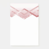 Post-it® MODÈLE Rosegold Parties scintillant Foil Look (Devant)