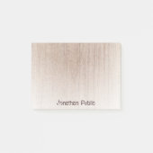 Post-it® Modèle tendance Élégant Texte désorienté Style boi (Devant)