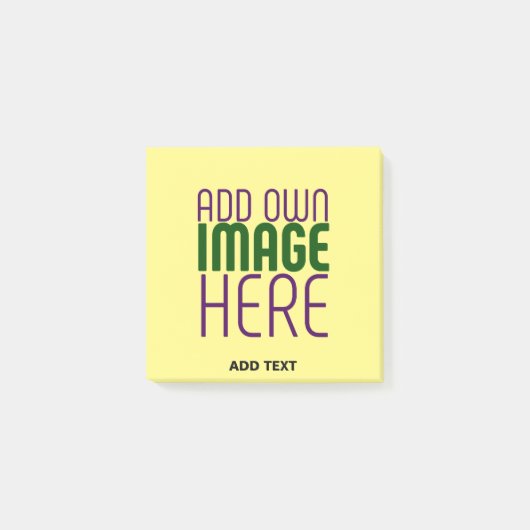 POST-IT® MODÈLE TEXTE MODERNE PASTEL JAUNE D'IMAGE (Devant)