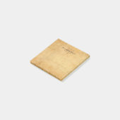 Post-it® Modèle vintage élégant de monogramme de (Incliné)