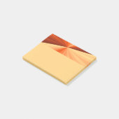 Post-it® Modern Abstract Orange Red Vanilla Graphic Fractal (Incliné)