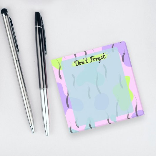 Post-it® Modern Artistic Pastel Paintbrush Don't Forget