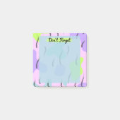 Post-it® Modern Artistic Pastel Paintbrush Don't Forget (Devant)