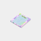 Post-it® Modern Artistic Pastel Paintbrush Don't Forget (Incliné)