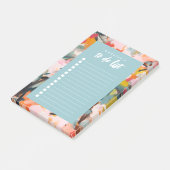 Post-it® Modern Botanical Abstract Art To Do List (Incliné)
