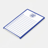 Post-it® Modern Business Logo Navy Blue To Do List (Incliné)