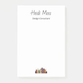 Post-it® Modern Colorful Skyline Urban Design Consultant (Devant)