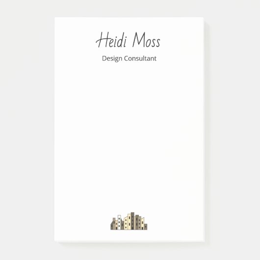 Post-it® Modern Contemporary Urban Design Consultant (Devant)