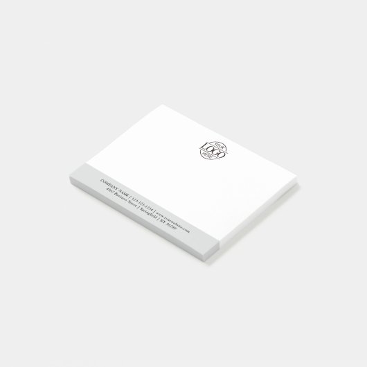 Post-it® Modern Custom Company Business Logo Promotional (Incliné)