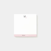 Post-it® Modern Elegant Two Tone Monogram (Devant)