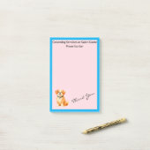 Post-it® Modern Grooming Dog Personalized Collection (Sur un bureau)